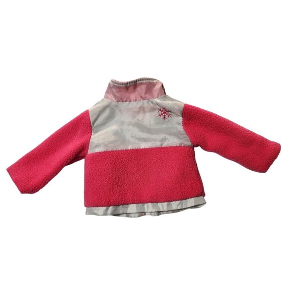 2010 Sophia's Fleece & Nylon Jacket for 18 Inch Dolls Snowflake Pink/Gray Clothi - Picture 2 of 4